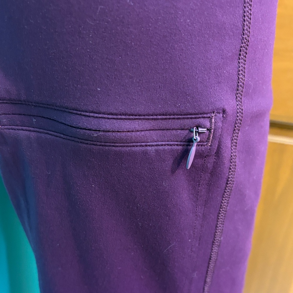 Duluth Trading Co Women's Plum Flare Pants - Picture 6 of 12